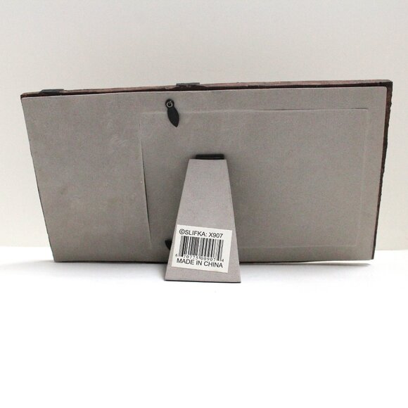 Oval Glass Standup Country Cowboy Riding Roping Theme Picture Frame - Picture 2 of 12